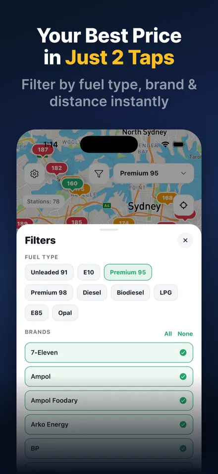 Your best price in just 2 taps